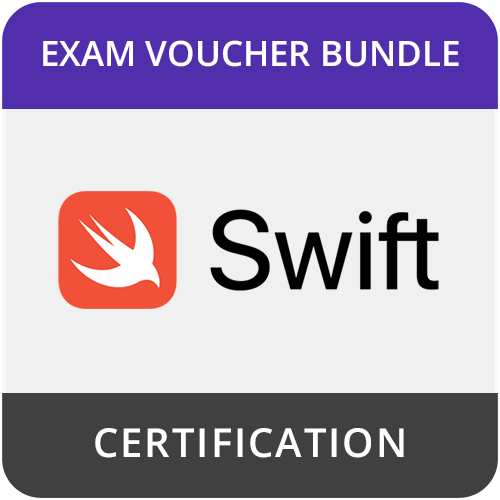 App Development with Swift Certification Exam Voucher, Retake, and Practice Tests Bundle