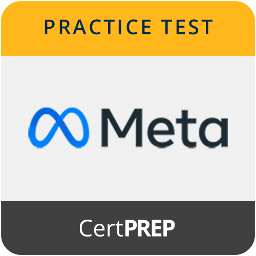 CertPREP Practice Tests for Meta Certified Digital Marketing Associate – Single Title