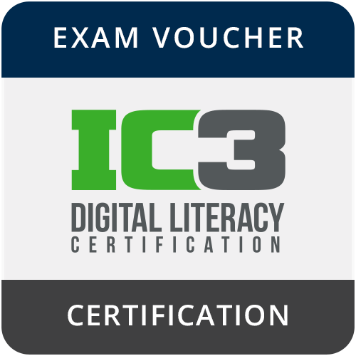 IC3 Digital Literacy Exam Voucher