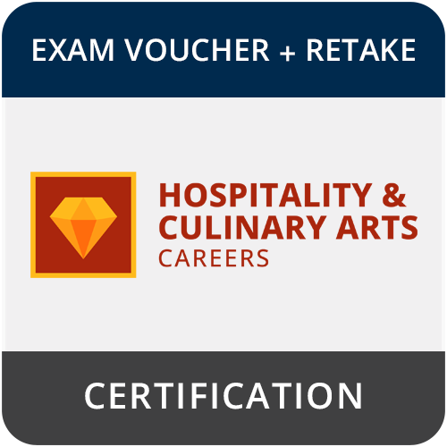 Hospitality and Culinary Arts Careers Exam Voucher + Retake